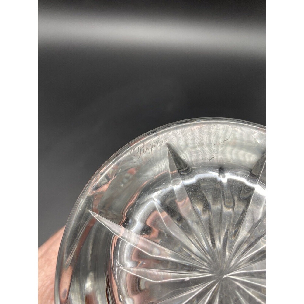 Rogaska Crystal Pitcher Diamond Pattern 6" Signed - Picture 8 of 10